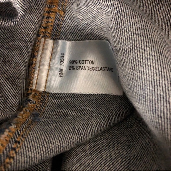 Orvis size 10 button down denim skirt blue A line - Picture 6 of 13